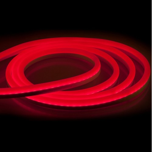 Cветодиодная LED лента Feron LS721 неоновая, 144SMD(2835)/м 12Вт/м 50м IP67 220V красный от Мир ламп