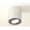 Комплект накладного поворотного светильника Ambrella light XS7421002 SWH/PSL белый песок/серебро полированное MR16 GU5.3 (C7421, N7003) от Мир ламп