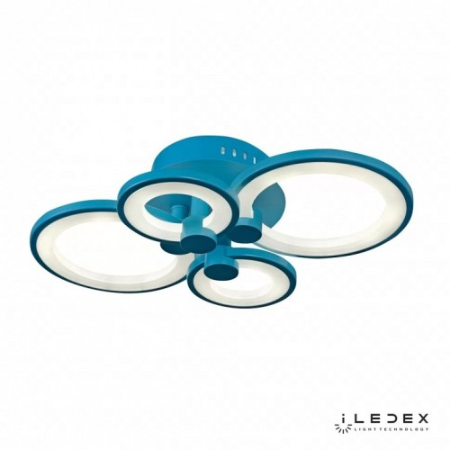 Потолочная люстра iLedex Ring A001/4 BLUE от Мир ламп