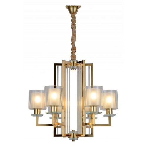 Подвесная люстра LUMINA DECO Manhattan LDP 8012-6 F.GD от Мир ламп