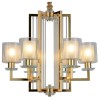 Подвесная люстра LUMINA DECO Manhattan LDP 8012-6 F.GD от Мир ламп