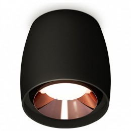 Комплект накладного светильника Ambrella light Techno Spot XS1142005 SBK/PPG черный песок/золото розовое полированное (C1142, N7035)