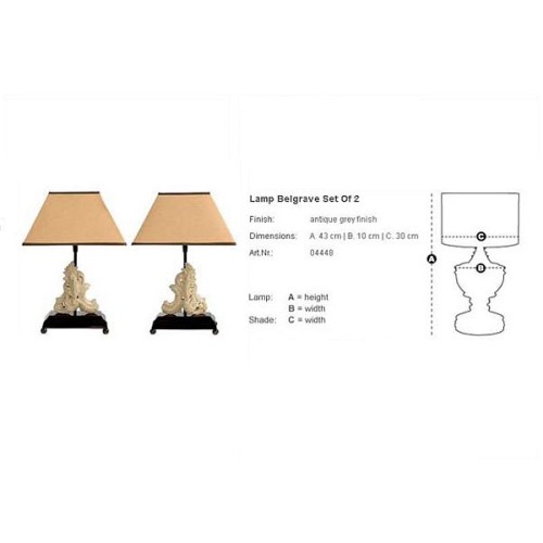Настольная лампа декоративная Eichholtz Set Table 104448 от Мир ламп