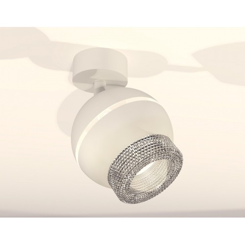 Комплект накладного светильника Ambrella light Techno Spot XM1101010 SWH/CL белый песок/прозрачный (A2202, C1101, N7191) от Мир ламп