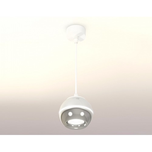 Комплект подвесного светильника Ambrella light Techno Spot XP1104001 PSL/SWH серебро полированное/белый песок (A2301, C1104, N7012) от Мир ламп