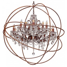 Подвесная люстра Loft it Foucaults Orb Crystal LOFT1897/15