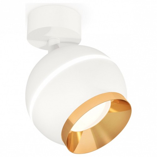 Комплект накладного светильника Ambrella light Techno Spot XM1101004 SWH/PYG белый песок/золото желтое полированное (A2202,C1101,N7034) от Мир ламп