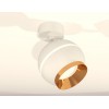 Комплект накладного светильника Ambrella light Techno Spot XM1101004 SWH/PYG белый песок/золото желтое полированное (A2202,C1101,N7034) от Мир ламп