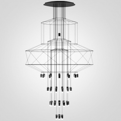 Подвесная люстра Imperiumloft Vibia Wireflow 40.1637-0 от Мир ламп