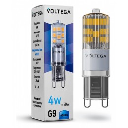Лампа светодиодная Voltega Simple G9 4Вт 4000K 7125