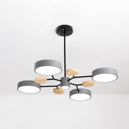 Люстра на штанге Imperiumloft Meade Lamps Grey MEADE-01