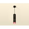 Комплект подвесного светильника Ambrella light Techno Spot XP6313030 SBK/PI черный песок/розовый (A2302, C6343, A2063, C6313, N6152) от Мир ламп