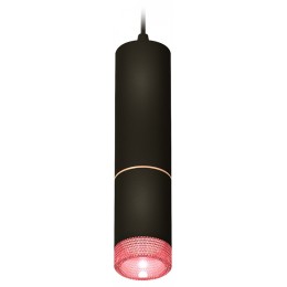 Комплект подвесного светильника Ambrella light Techno Spot XP6313030 SBK/PI черный песок/розовый (A2302, C6343, A2063, C6313, N6152)