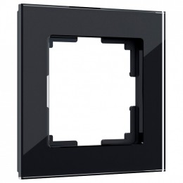 Рамка на 1 пост Werkel Favorit черный стекло W0011108