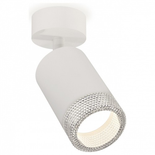 Комплект накладного светильника Ambrella light Techno Spot XM6312001 SWH/CL белый песок/прозрачный (A2202, C6312, N6150) от Мир ламп