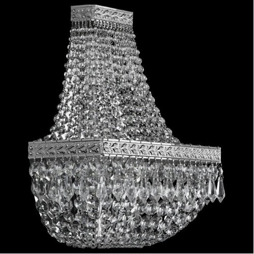 Каскадная люстра Ivele Crystal 1901 19012B/H1/25IV Ni от Мир ламп