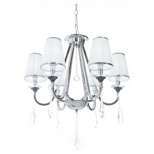 Подвесная люстра LUMINA DECO Milesia LDP 8926-6 WT+CHR от Мир ламп