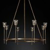 Подвесная люстра Imperiumloft Torche De Verre Round Chandelier 8 40.1551 от Мир ламп