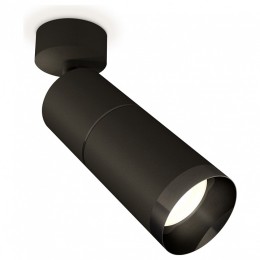 Комплект накладного светильника Ambrella light Techno Spot XM6313011 SBK/PBK черный песок/черный полированный (A2210, C6302, A2061, C6313, N6131)