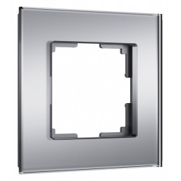 Рамка на 1 пост Werkel Senso серебряный стекло soft-touch W0013106
