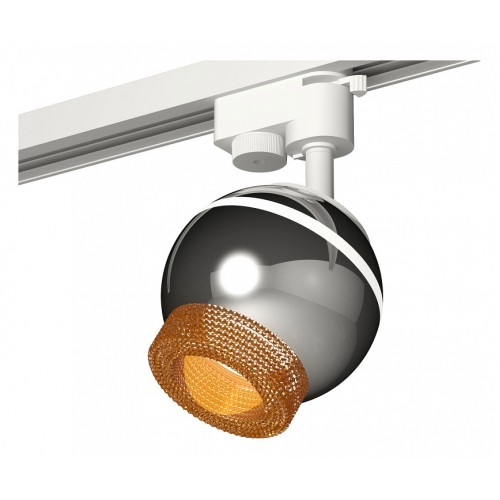 Комплект трекового светильника Ambrella light Track System XT1104005 PSL/CF серебро полированное/кофе (A2520, C1104, N7195) от Мир ламп