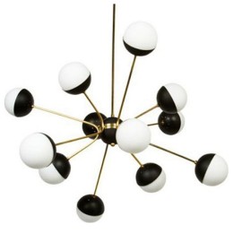 Подвесная люстра Imperiumloft Rewire Custom Orb Chandelier In 1950 40.1328.MT.20.CH