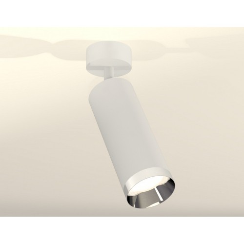 Комплект накладного светильника Ambrella light Techno Spot XM6342003 SWH/PSL белый песок/серебро полированное (A2202, C6342, N6132) от Мир ламп