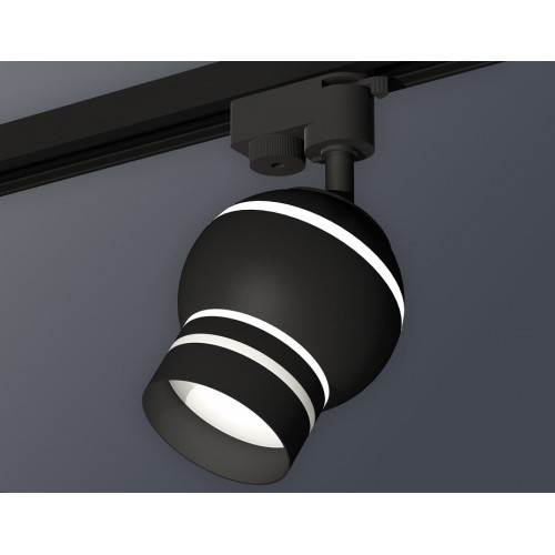 Комплект трекового светильника Ambrella light Track System XT1102065 SBK/FR черный песок/белый матовый (A2521, C1102, N7142) от Мир ламп