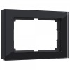 Рамка на 2 поста Werkel Favorit черный стекло W0081108 от Мир ламп