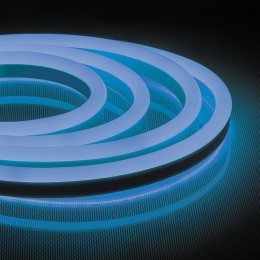 Cветодиодная LED лента Feron LS720 неоновая, 120SMD(2835)/м 9.6Вт/м 50м IP67 220V синий