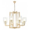 Подвесная люстра LUMINA DECO Manhattan LDP 8012-8 F.GD от Мир ламп