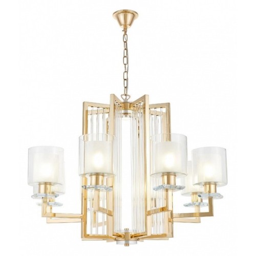 Подвесная люстра LUMINA DECO Manhattan LDP 8012-8 F.GD от Мир ламп