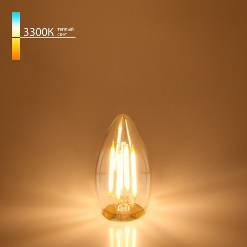 Лампа светодиодная Elektrostandard Свеча F E27 9Вт 3300K a048668 от Мир ламп