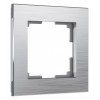 Рамка на 1 пост Werkel Aluminium алюминий W0011706 от Мир ламп