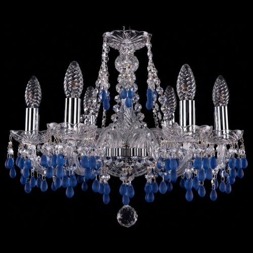 Подвесная люстра Bohemia Ivele Crystal 1410 1410/6/160/Ni/V3001 от Мир ламп