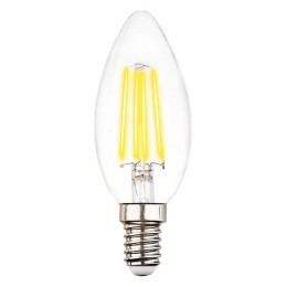 Лампа светодиодная филаментная Ambrella light E14 6W 3000K прозрачная 202114