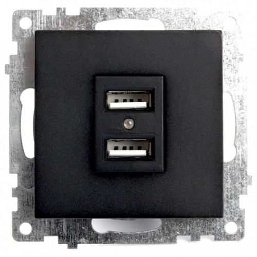 Розетка USB, без рамки Stekker Катрин 39616 от Мир ламп