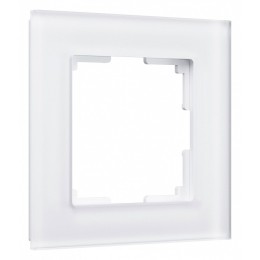Рамка на 1 пост Werkel Favorit белый матовый стекло W0011105