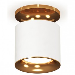 Комплект накладного светильника Ambrella light Techno Spot XS7401122 SWH/PYG белый песок/золото желтое полированное (N7929, C7401, N7014)