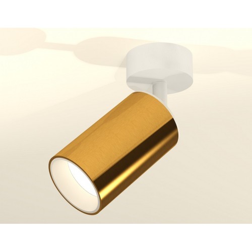 Комплект накладного светильника Ambrella light Techno Spot XM6327001 PYG/SWH золото желтое полированное/белый песок (A2202, C6327, N6110) от Мир ламп