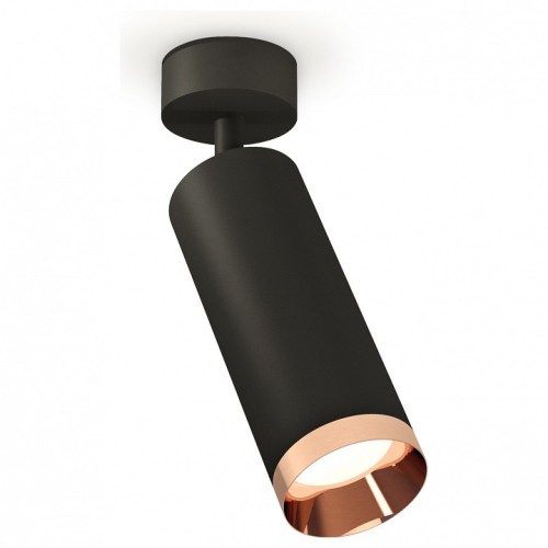 Комплект накладного светильника Ambrella light Techno Spot XM6343006 SBK/PPG черный песок/золото розовое полированное (A2210, C6343, N6135) от Мир ламп