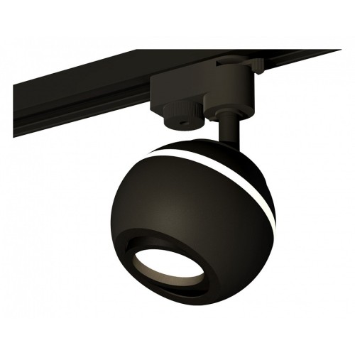 Комплект трекового светильника Ambrella light Track System XT1102021 SBK/PBK черный песок/черный полированный (A2521, C1102, N7002) от Мир ламп