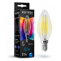 Лампа светодиодная Voltega True colors E14 7Вт 4000K 7153