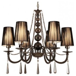 Подвесная люстра LUMINA DECO Fabione LDP 1200-6 BK