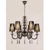 Подвесная люстра LUMINA DECO Fabione LDP 1200-6 BK от Мир ламп