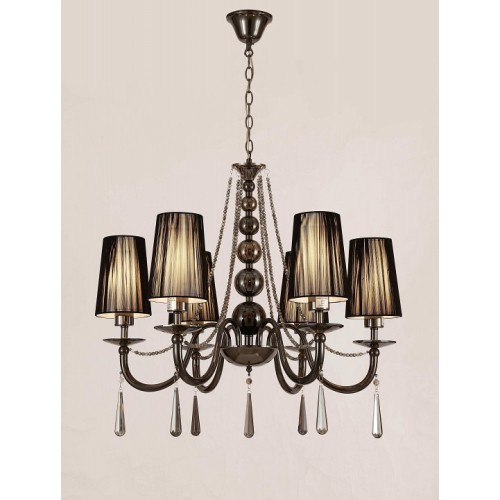 Подвесная люстра LUMINA DECO Fabione LDP 1200-6 BK от Мир ламп