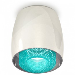 Комплект накладного светильника Ambrella light Techno Spot XS1143011 PSL/BL серебро полированное/голубой (C1143, N7194)