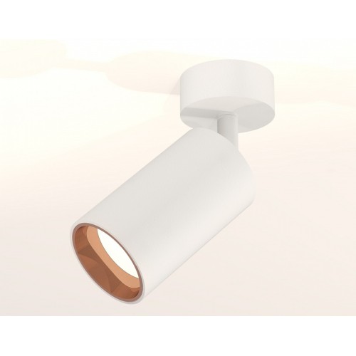 Комплект накладного светильника Ambrella light Techno Spot XM6322005 SWH/PPG белый песок/золото розовое полированное (A2202, C6322, N6114) от Мир ламп