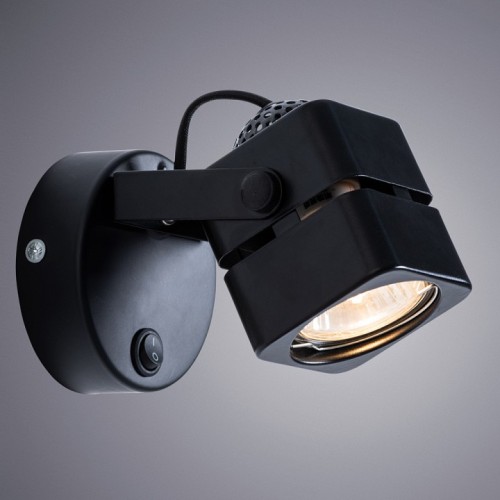 Настенный светильник Arte Lamp A1315AP-1BK от Мир ламп