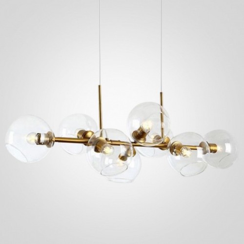 Подвесная люстра Imperiumloft Staggered Glass Chandelier 8 40.2211 от Мир ламп